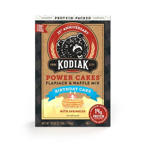 Kodiak Protein-packed Flapjack & Waffle Mix Birthday Cake - 18oz : Target