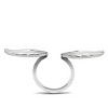 Slickblue Women’s Stainless Steel Cuff Ring, Wings Design, High Polished Fashion Ring, No Stone, Size 5-10 - 3 of 4