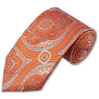 Men's Paisley 3.35 Inch Wide And 58 Inch Long Woven Neckties