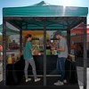 Yescom 4 Pcs Easy Pop Up 10 ft Canopy Tent Mesh Side Wall Commercial Party Tent Shelter Sidewall - 2 of 4