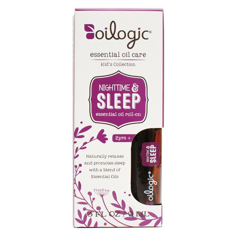 Kid&#39;s Oilogic Vegan Nighttime &#38; Sleep Aid Lavender Aromatherapy Essential Oil Roll-on - 0.3oz, 1 of 9