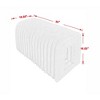OUTSUPPLY Corduroy Pet Storage Bench, Ottoman with Cat Hideout for Living Room, Entryway, Bedroom - 2 of 4