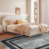 Area Rug, Washable Rug ¨C Modern Bordered Non-Slip Throw Rug for Entryway/Bedroom, Soft Non-Shedding Accent Mat - 2 of 4