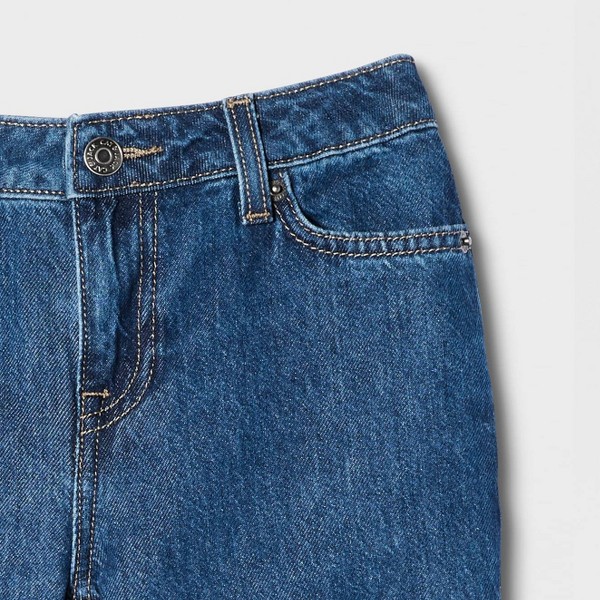 Jeans de tiro medio de pierna recta para niñas - Cat & Jack™ 4