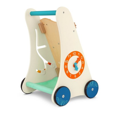 B. toys Wooden Activity Walker - Little Learning Steps