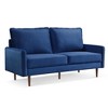 American Furniture Classics,69 Inch Wide Upholstered Two Cushion Sofa with Cambered Arms - 2 of 4