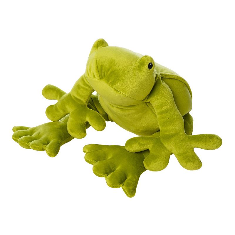 Manhattan Toy Velveteen Fidgety Frog Pond Life Toy Stuffed Animal, 14", 3 of 9