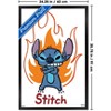 Trends International Disney Lilo & Stitch (2002) - Fire & Attitude Framed Wall Poster Prints - 3 of 4