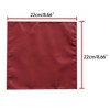 INSPIRE CHIC Men's Solid Color Classic Little Grid Textured Wedding Pocket Squares - 3 of 4