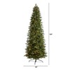 Nearly Natural 10-ft Fraser Fir Artificial Christmas Tree with 780 Multicolor LED Lights and 2327 Bendable Branches - 2 of 4