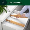 Adjustable Bamboo Drawer Dividers Organizers (17 - 22") - 4-Pack Expandable Drawer Organization Separators for Kitchen & More - Royal Craft Wood - 3 of 4