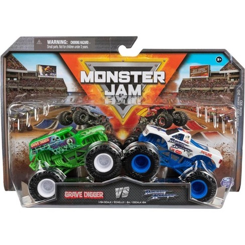 Monster Jam Grave Digger Vs. Razin Kane 1 64 Scale Die cast Monster Trucks Target