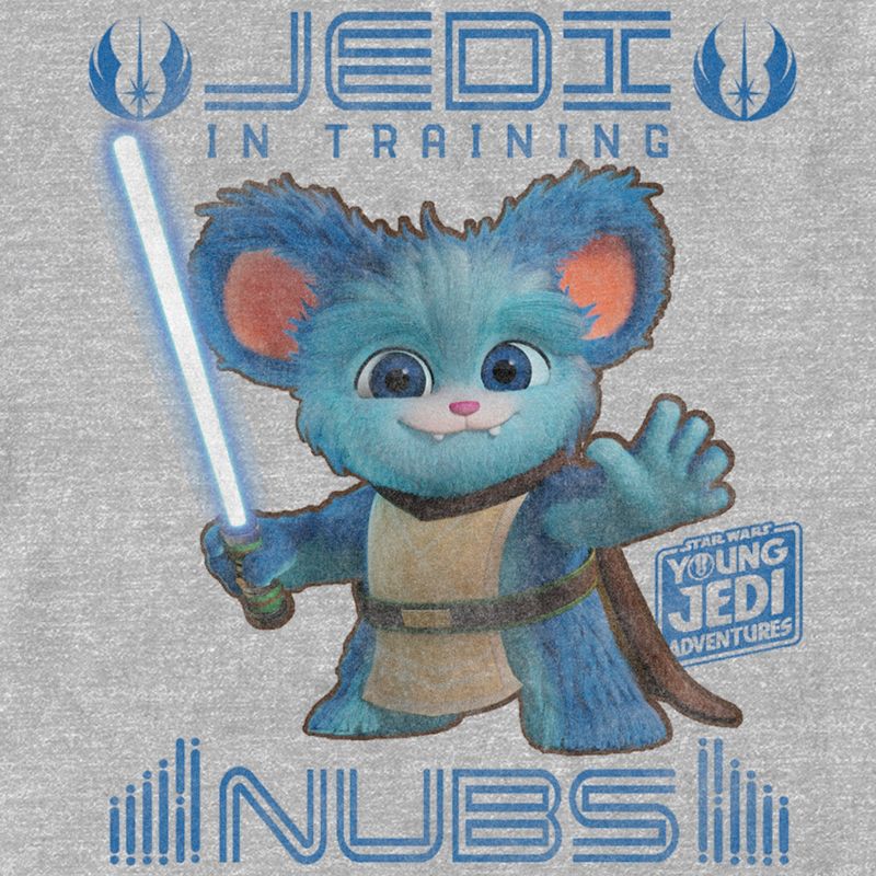 Men's Star Wars: Young Jedi Adventures Nubs Jedi in Training T-Shirt, 2 of 6