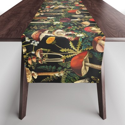 Burcu Korkmazyurek Mushroom Paradise Table Runner - Deny Designs