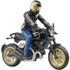 Bruder Scambler Ducati Cafe Racer with driver - 2 of 4
