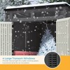 Suncast 6' x 5' Modernist Storage Shed, All-Weather Outdoor Backyard Unit, Gray - 4 of 4