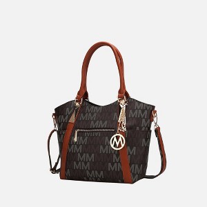 MKF Collection Jeneece M Signature Tote Bag Vegan Leather Stylish Women’s Purse by Mia K - 1 of 4