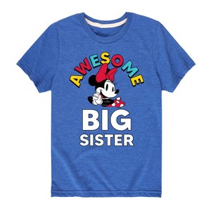 Girls' - Disney - Awesome Big Sister Short Sleeve Graphic T-Shirt - 1 of 4