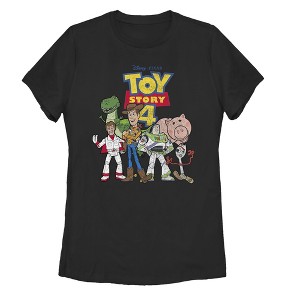Women's Toy Story Character Logo Party T-Shirt - 1 of 3