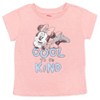 Mickey Mouse & Friends Minnie Toddler Girls 3 Pack Graphic T-Shirt Pink / Yellow/ Blue  - 4 of 4