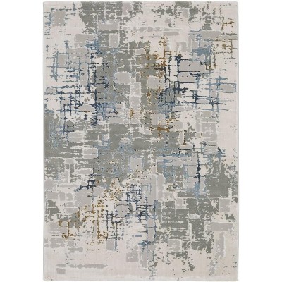 Oriental Weavers Easton Industrial Rug 8111X in Grey Rectangle 3' 3" X 5'