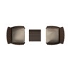 Barton 3PCS Outdoor Patio Set 2 Seating Group with Square Table, Aqua/Brown - 4 of 4