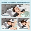 ChicFurnit Bed Pillows Supportive Memory Foam Pillow for Shoulder Ergonomic Neck Support Pillow for Bedroom, Gray, 23.62"*13.78"*4.53" - 2 of 4