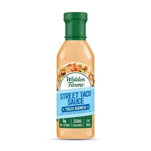 Walden Farms Street Taco Sauce Taco Ranch -  Spicy Taco Ranch Flavor, 12 oz Bottle - 1 of 4
