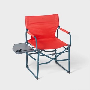 Folding Director's Outdoor Portable Camping Chair Red - All In