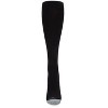 Memoi WellFit 15-20mmHg Off Black Cotton Compression Socks - 2 of 4