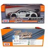Audi R8 LMS GT3 Silver Metallic "Timeless Legends" Series 1/24 Diecast Model Car by Motormax - 3 of 3