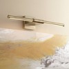Possini Euro Design Anthony 24" High Modern Picture Wall Lamp Light Fixture Mount Living Room Indoor Hallway LED Hardwired Gold Antique Brass - 2 of 4