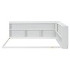 PAGED Full Size Bed Modern Pine Bed Frame with Trundle and Storage Headboard for Bedroom - 4 of 4