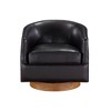 Swivel Barrel Chair with 6-Inch Plush Seat, Removable Cushion, and 360-Degree Swivel - 2 of 4