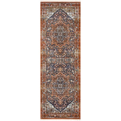 Nuloom Oliveira Floral Medallion Fringe Indoor Area Rug