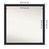 Amanti Art Havana Black Bronze Non-Beveled Framed Bathroom Vanity Wall Mirror - 3 of 4