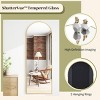 66"x25"  Full Length Mirror, Wall Mirrors Hanging or Leaning Arched-Top Full Body Mirror with Stand for Bedroom, Dressing Room, Gold - 4 of 4