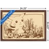 Trends International Pokémon - Pikachu Sepia Framed Wall Poster Prints - 3 of 4