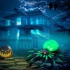 HOMCOM Inflatable Crawling Spider, Halloween Outdoor LED Lighted Yard Decoration, Waterproof - 2 of 4
