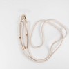 Hello Lux Nylon Rope Phone Crossbody Strap with Gold Accents - Beige - 4 of 4