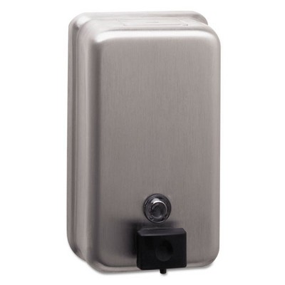 Bobrick ClassicSeries 40 oz Stainless Steel Surface-Mounted Soap Dispenser