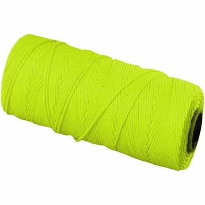Bon Tool 11-877 Ezc Line - Nylon 18 Braided - 500 Foot Neon Yellow