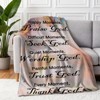 Gifts for Women Faith, Inspirational/Religious/Spiritual Gifts for Adults, Soft Throw Blankets - 4 of 4