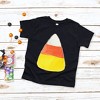 The Juniper Shop Watercolor Candy Corn Toddler Short Sleeve Tee - 2 of 3