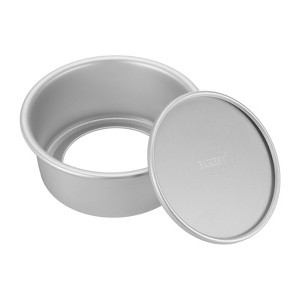 Unique Bargains Removable Loose Bottom Cake Pan 1 Pc - 1 of 4
