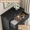 5/6 Drawers Dresser for Bedroom,Chest of Drawers,Farmhouse Modern Wooden Dresser,Storage Organizer Dresser for Bedroom,Living Room,Kids Room - 4 of 4