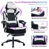 NicBex 360°Swivel Gaming Chair Office Chairs with Reclining Back,Adjustable Seat Height&Footrest,Ergonomics Video Game Chairs for Home&Office - 2 of 4