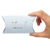 Sparkle and Bash 100 Pack Light Blue Thank You Boxes for Favors with Silver Foil, Bulk Gift Wrap for Party Supplies, 5.2 x 3.2 In - 3 of 4