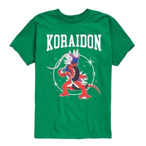 Boys' - Pokémon - Koraidon Collegiate Short Sleeve Graphic T-Shirt - 1 of 4