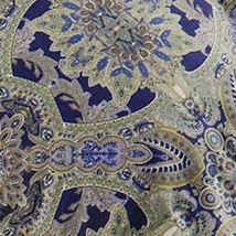 navy paisley